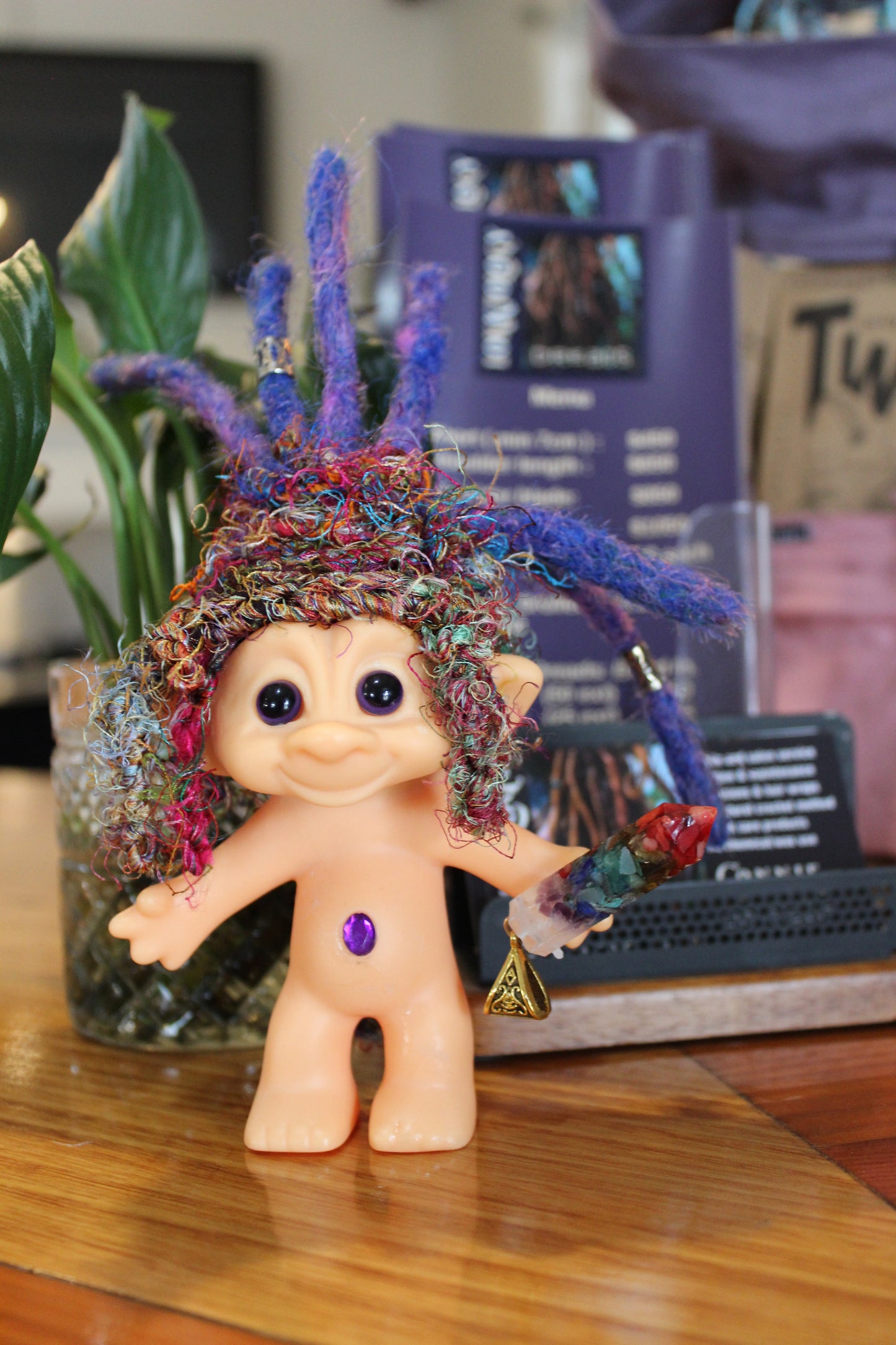 Hippy Troll with Chakra wand